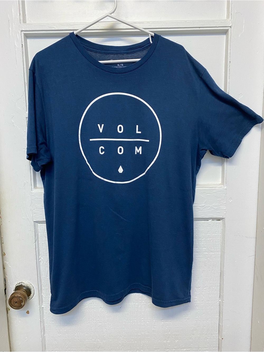 Volcom Graphic T-Shirt navy blue short-sleeve mens size XL
